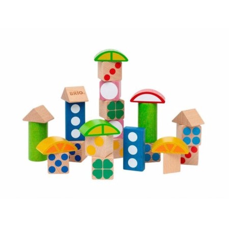 Brio - Set Blocuri Din Lemn Cu Modele Colorate Brio - 1